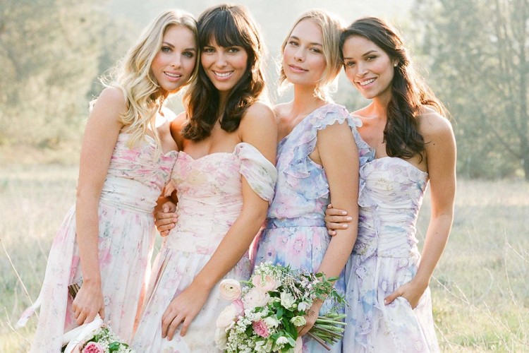 Bridesmaid Dress Color Inspiration That’s Suitable for Garden Party